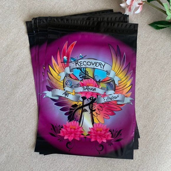 3/$30 (30)Addiction recovery polymailers 10x13 - Picture 2 of 5